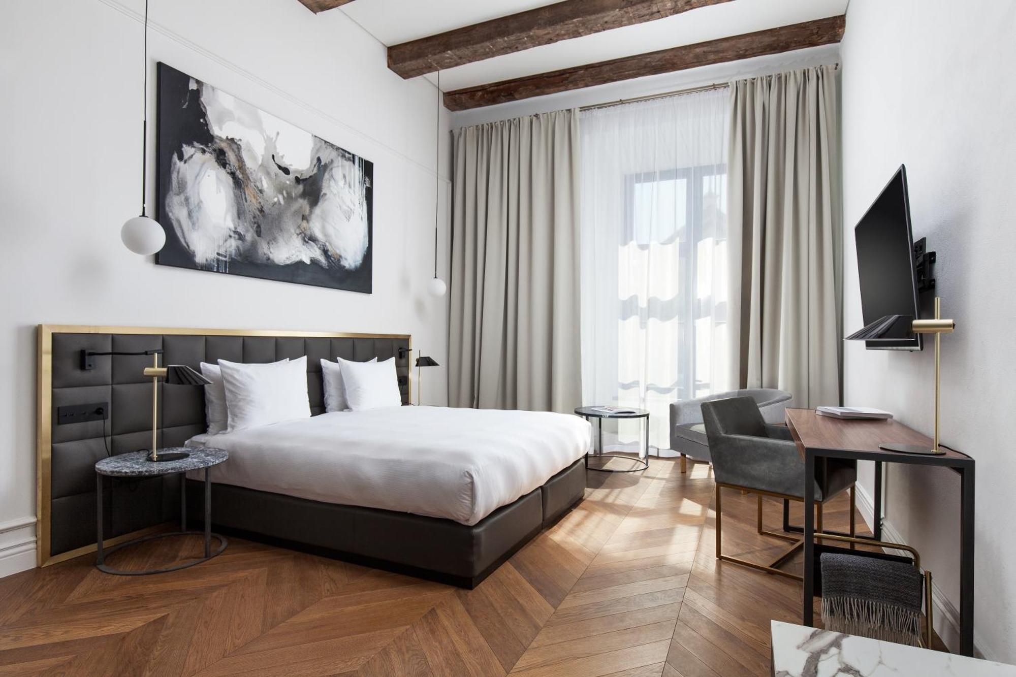 Deluxe Doppel- oder Zweibettzimmer mit Zugang zur Sauna
